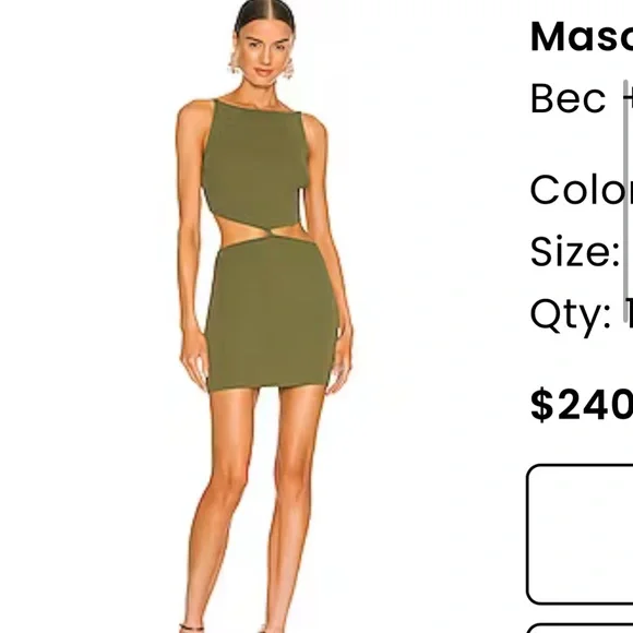 Bec & Bridge | Dresses | Bec And Bridge Mason Knit Mini Dress Olive Green  Au 6 Us 2 Nwt | Poshmark